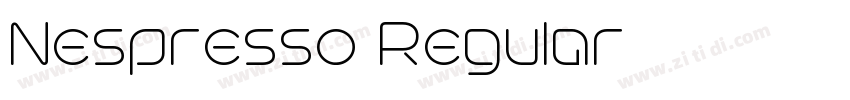 Nespresso Regular字体转换